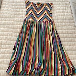 Strapless Midi Dress